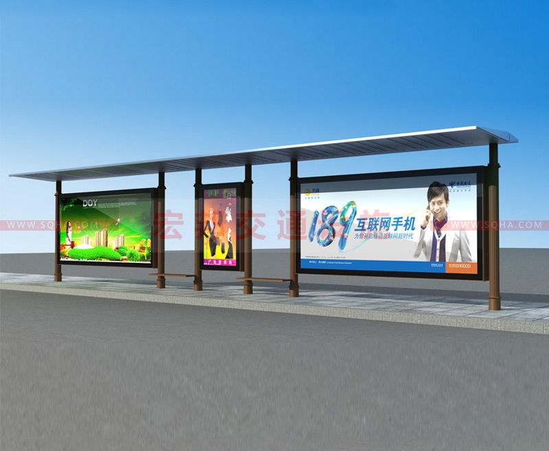 公交候車亭常規(guī)尺寸、價格