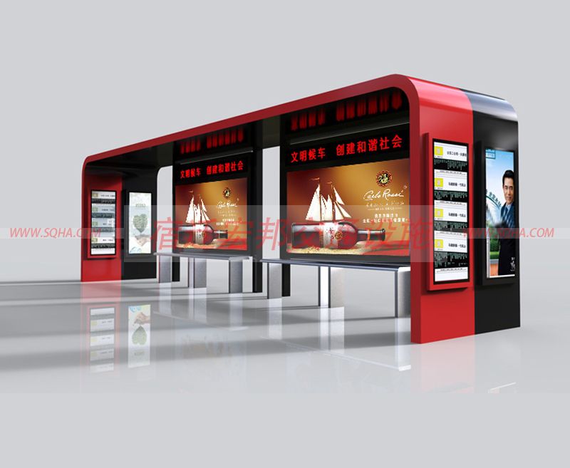 公交站臺(tái)候車亭 公交站臺(tái)候車亭