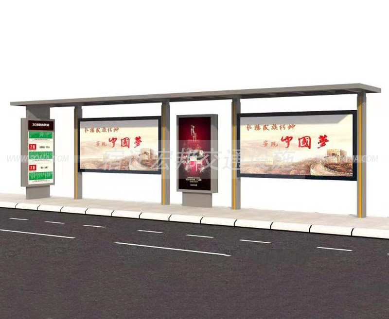 新式候車亭-新款候車亭生產(chǎn)、制作廠家